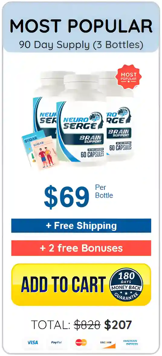 Neuro Serge 6 Bottle pricing